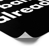 バラク小浜 – 私は恋しく思既にTee ポスター (角)