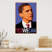 バラク小浜 – YesWe Can poster ポスター (キッチン)