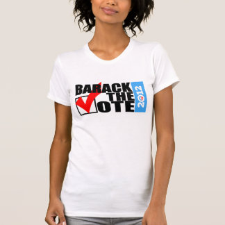 バラク投票2012元の女性のTシャツ Tシャツ