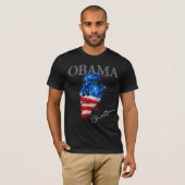 バラク米国の署名 Tシャツ (正面フル)