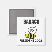バラク2008年社長就任 マグネット (正面/裏面)