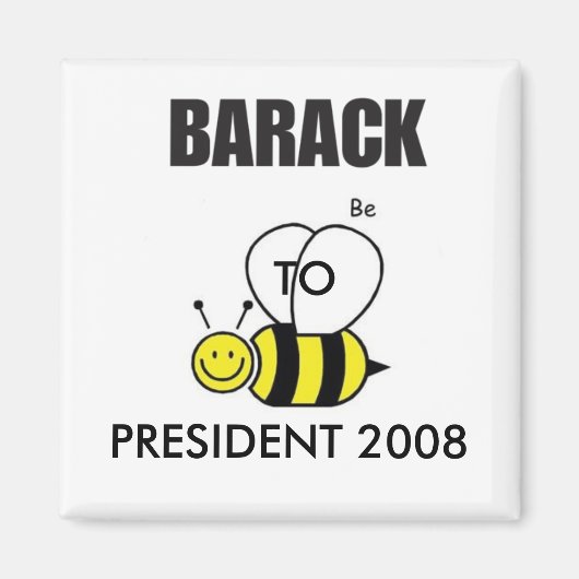 バラク2008年社長就任 マグネット (正面)