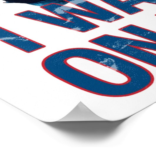 バラク・オバマおじさん私は私のチームにあなたを望む ポスター (角)