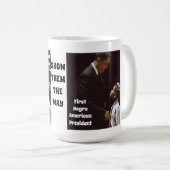 バラク・オバマが子どもたちにマグカップを見せる コーヒーマグカップ (正面右)