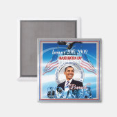 バラク・オバマの発足 マグネット (正面/裏面)