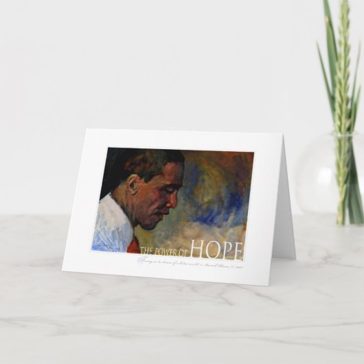 バラク・オバマポートレート カード (正面)