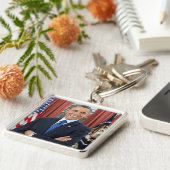 バラク・オバマ大統領がキーチェーンを支持 キーホルダー (側面)