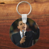 バラク・オバマ大統領がキーチェーンを支持 キーホルダー (正面)