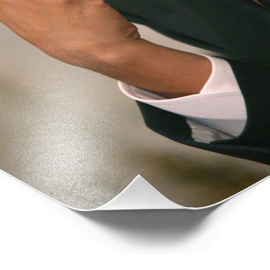 バラク・オバマ大統領が大統領と会談する フォトプリント (角)