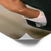 バラク・オバマ大統領が大統領と会談する ポスター (角)