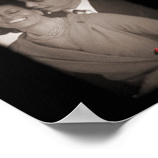 バラク・オバマ大統領とファーストレディ・ポスター ポスター (角)