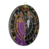 バラク・オバマ大統領とミシェルのクリスマス ダーツボード (正面左)