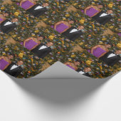 バラク・オバマ大統領とミシェルのクリスマス ラッピングペーパー (角)