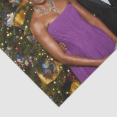 バラク・オバマ大統領とミシェルのクリスマス 薄葉紙 (詳細)