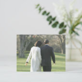 バラク・オバマ大統領とミシェル大統領夫人 ポストカード (スタンド正面)