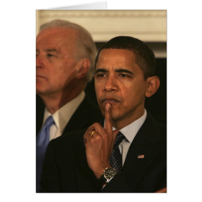 バラク・オバマ大統領と副大統領 (正面)