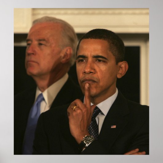 バラク・オバマ大統領と副大統領 ポスター (正面)