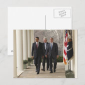 バラク・オバマ大統領と歴代大統領 ポストカード (正面/裏面)
