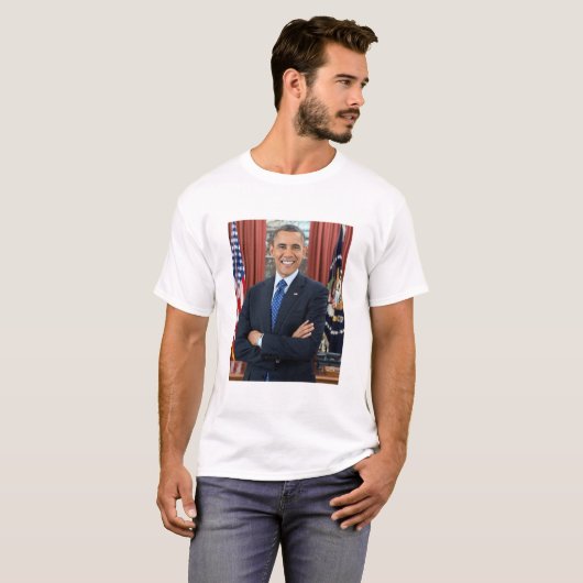 バラク・オバマ大統領サポートシャツ Tシャツ (正面フル)