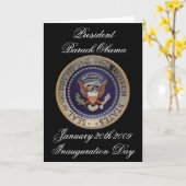 バラク・オバマ大統領就任式 カード (黄色い花)