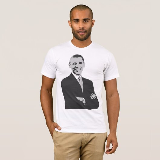 バラク・オバマ大統領応援Tシャツ Tシャツ (正面フル)