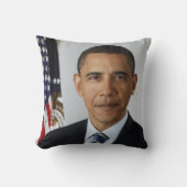 バラク・オバマ大統領1期公式ポートレート クッション (正面)