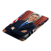 バラク・オバマ大統領2期公式ポートレート マグネット (左側)