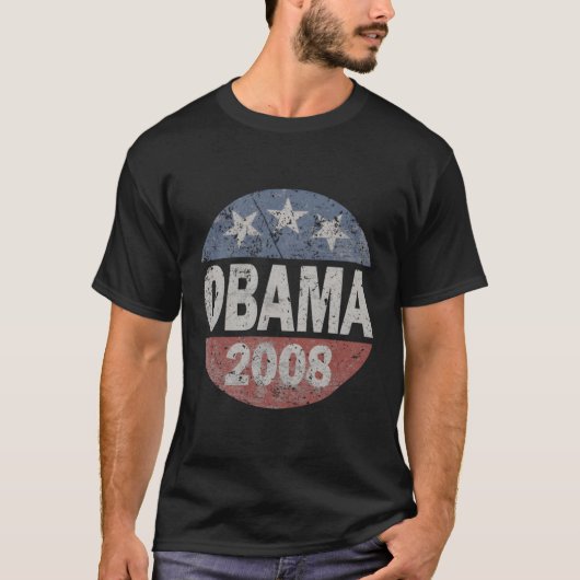 バラク・オバマ大統領2008年キャンペーン Tシャツ (正面)