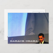 バラク・オバマ大統領 – カスタマイズ可能 ポストカード (正面/裏面)