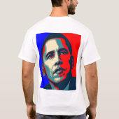 バラク・オバマ大統領(バラク・オバマ) Tシャツ (裏面)