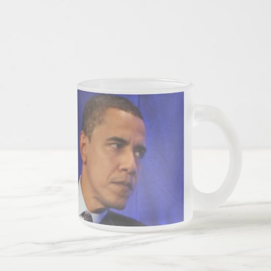 バラク・オバマ大統領 フロストグラスマグカップ (右)
