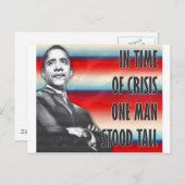 バラク・オバマ大統領 ポストカード (正面/裏面)