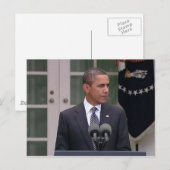 バラク・オバマ大統領 ポストカード (正面/裏面)