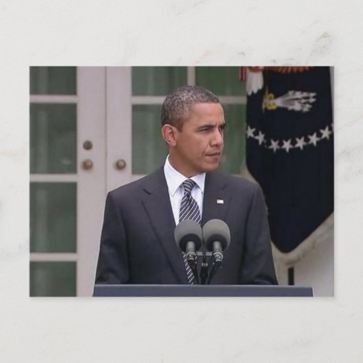 バラク・オバマ大統領 ポストカード (正面)