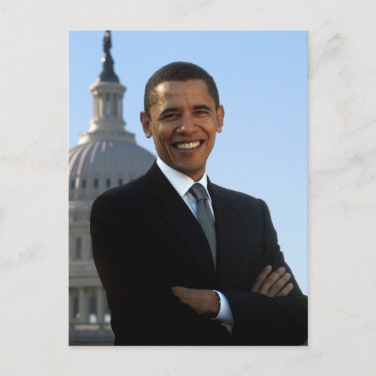 バラク・オバマ大統領 ポストカード (正面)