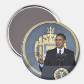 バラク・オバマ大統領 マグネット (正面/裏面)