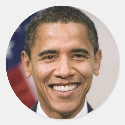 バラク・オバマ大統領 ラウンドシール (正面)