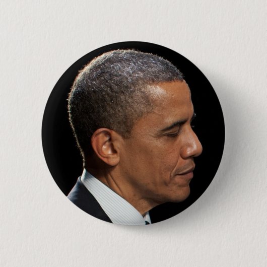 バラク・オバマ大統領 缶バッジ (正面)
