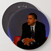 バラク・オバマ大統領 缶バッジ (正面&裏面)