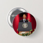 バラク・オバマ大統領 缶バッジ (正面&裏面)