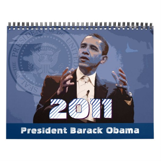 バラク・オバマ大統領 – 2011年暦 カレンダー (カバー)