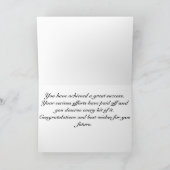 バラク·オバマ氏-卒業挨拶状-M カード (内部)