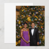 バラク・オバマ米大統領のクリスマスカード (正面/裏面)