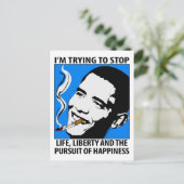 バラク・オバマ・サティア ポストカード (スタンド正面)