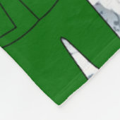 バラク・オバマ・サンタス毛布 フリースブランケット (角)