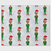バラク・オバマ・サンタ ラッピングペーパー (フラット)