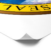 バラク・オバマ・シール大統領のポスター ポスター (角)