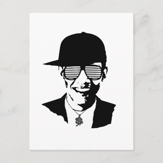 バラク・オバマ ブランド ポストカード (正面)