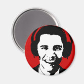 バラク・オバマ・ヘッドフォン マグネット (正面/裏面)