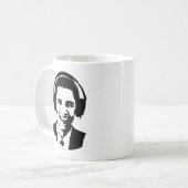 バラク・オバマ ヘッドホン コーヒーマグカップ (正面左)
